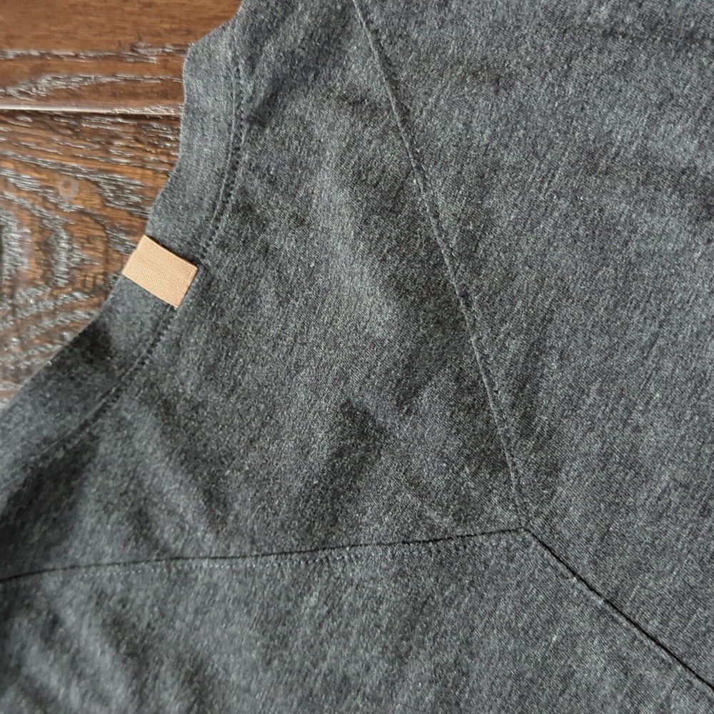 LLUNYA I Gray Grey Relaxed Good in Bed Crew Neck Long Sleeve Lounge Shirt, M - Picture 15 of 16